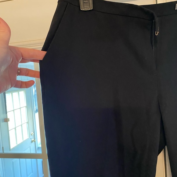 JLO work pants, highrise, gold clasp closure. Excellent condition. Size 14 Short - Picture 7 of 8